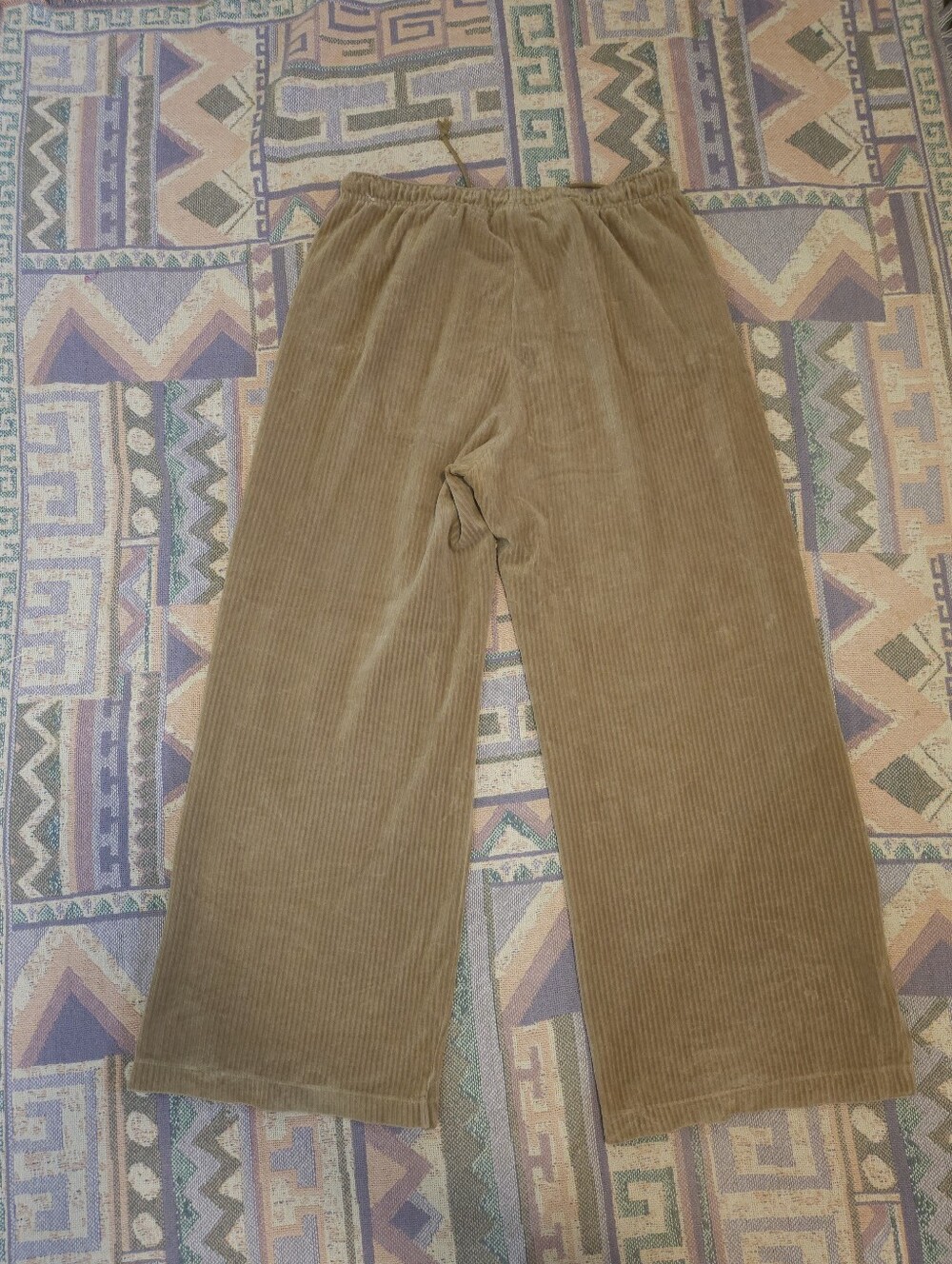 Nike Womens Wide Leg Velour Track Pants Sweatpants Joggers Size Large - Picture 7 of 9
